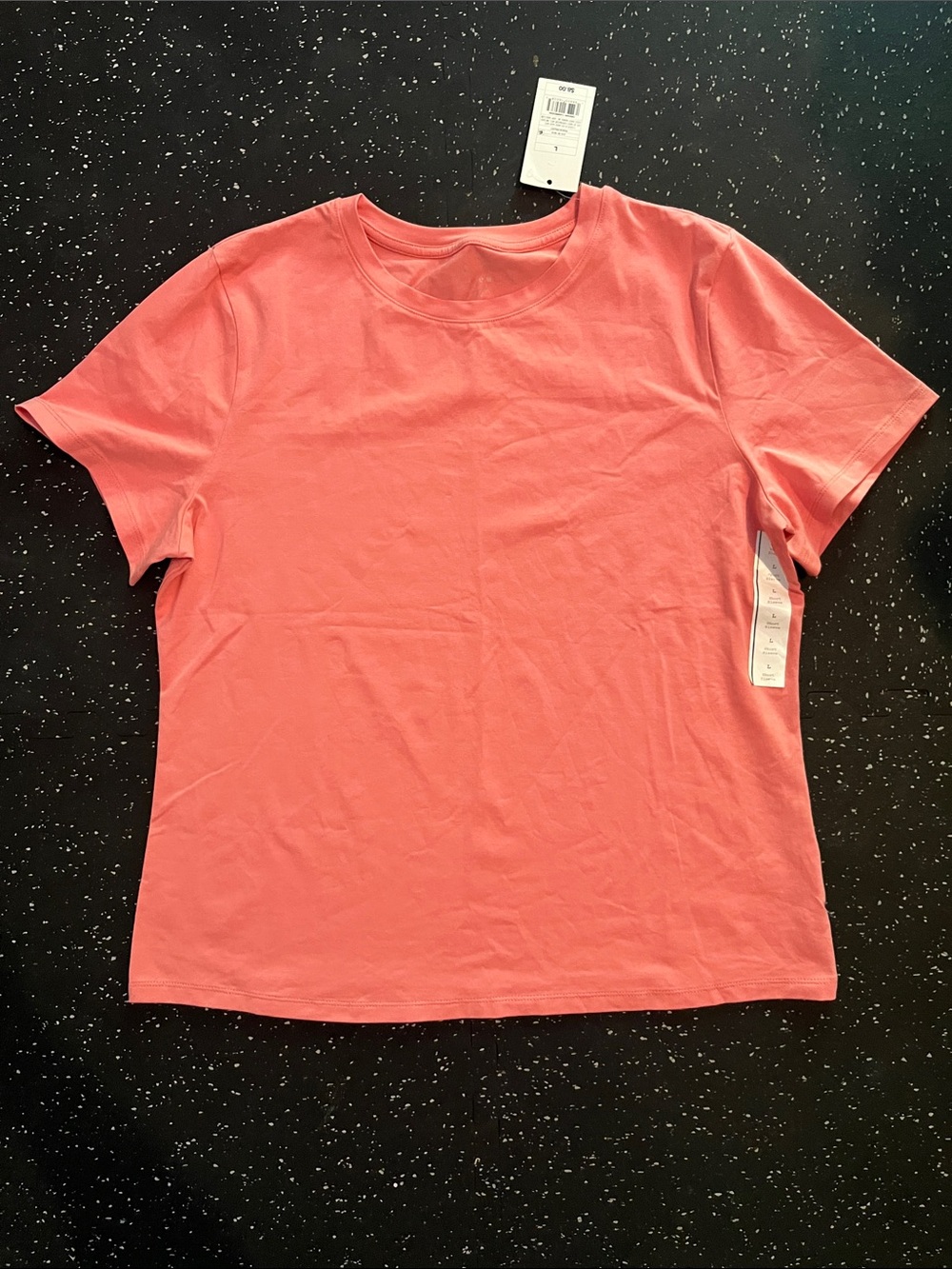 a new day Coral Crewneck Tee